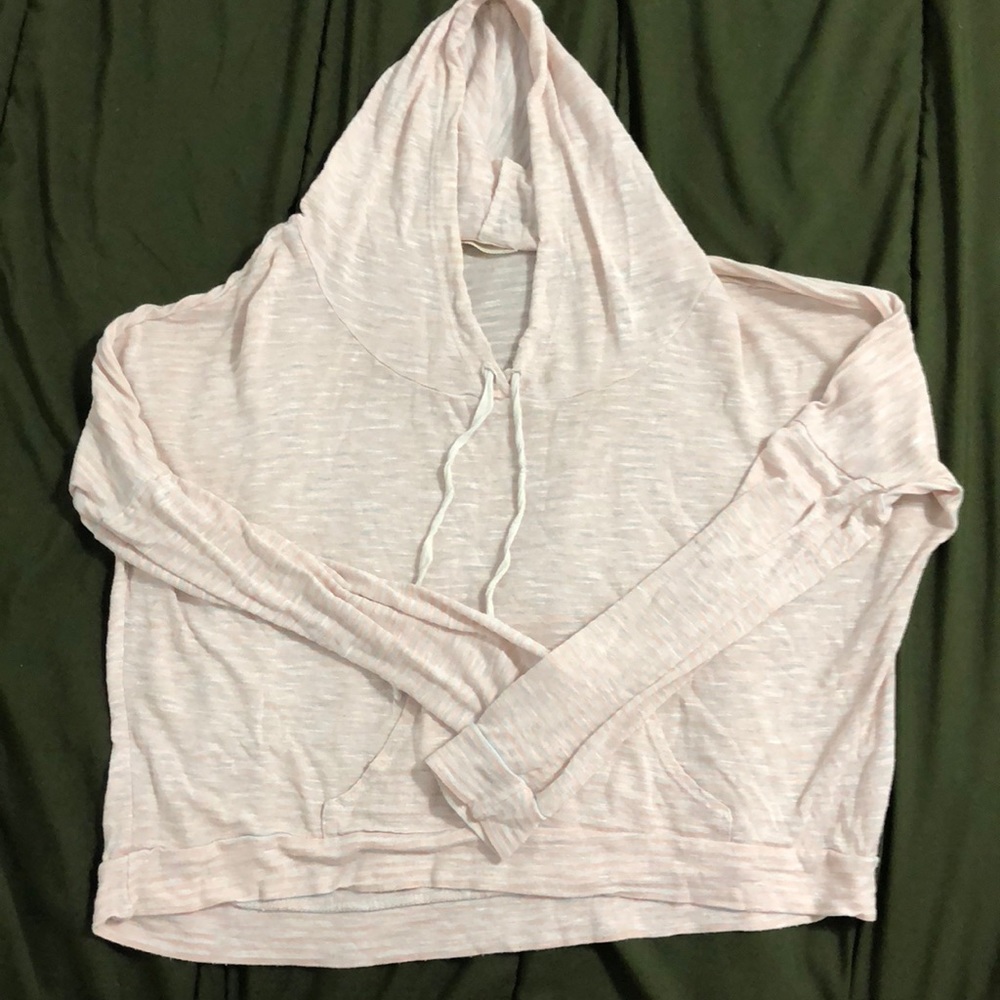 Pale Pink Loose-Fit Crop Top